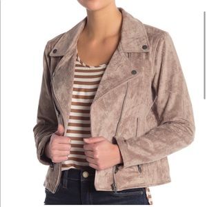 BLANK NYC faux suede jacket